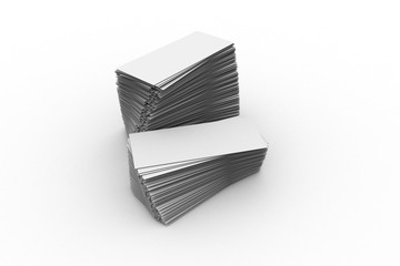 Money Banknote Template Mock Up on White