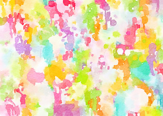 digital illustration background with watercolor texture