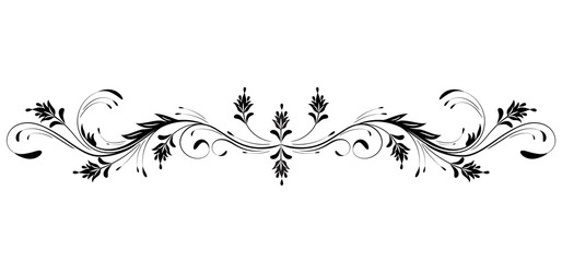 Vintage floral ornament