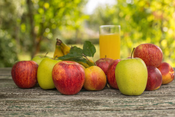 fruits and juice