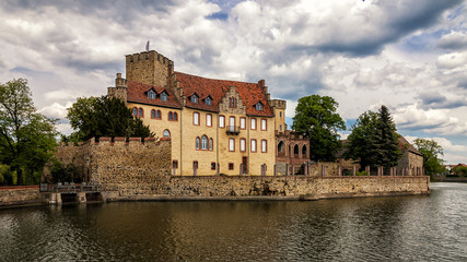 Fototapeta na wymiar Wasserschloss Flechtingen