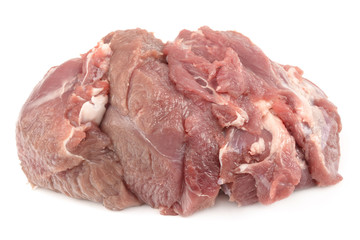mutton on a white background