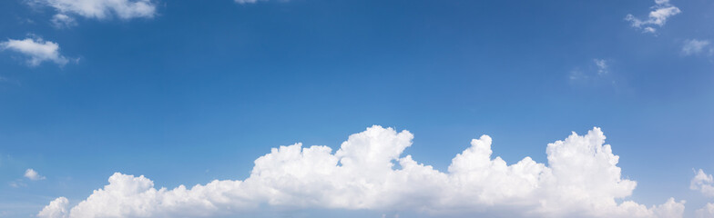 Naklejka na ściany i meble Soft & Blur sky and clouds for panorama