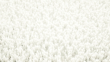 Beautiful white fantasy abstraction from cubes. 3d illustration, 3d rendering.