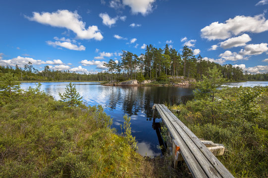 Lake in Glaskogen nature reserve