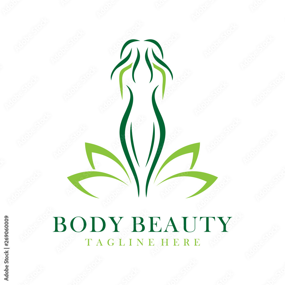 Poster body beauty logo