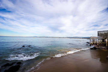 Monterey Bay with big sky