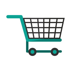 Fototapeta na wymiar Shopping cart symbol isolated Vector illustration