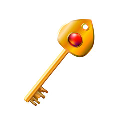 precious golden key