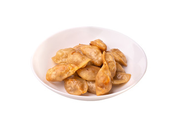 dumplings on the plate