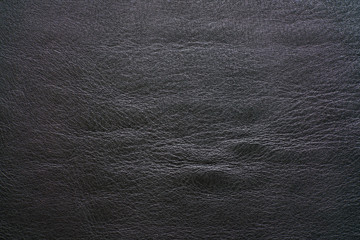 Rough black genuine leather texture