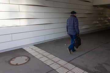 Fototapeta premium business people on way to work