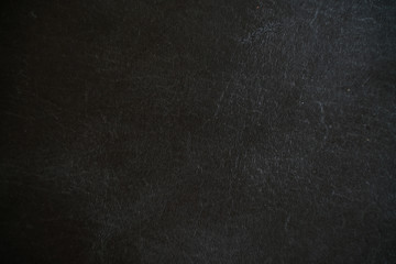 Genuine black cowhide leather background