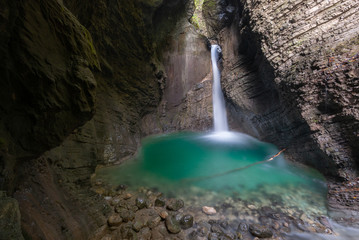 Kozjak waterfall, Triglav national park, Slovenia