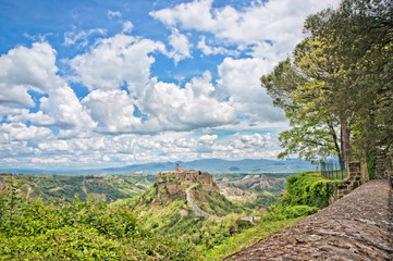 The ancient village of Civita di Bagnoregio - Viterbo- Lazio Italy