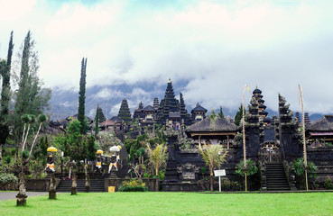 Pura Agung Besakih temple on Bali, Indonesia