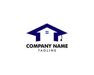 Home Schooling Logo Vector Template