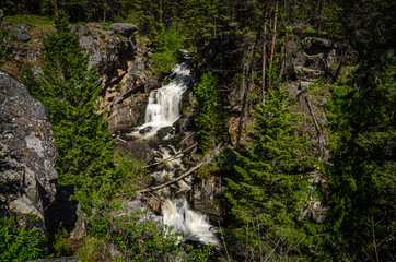 Crystal Falls In The Little Pend Oreille National Wildlife Refuge.