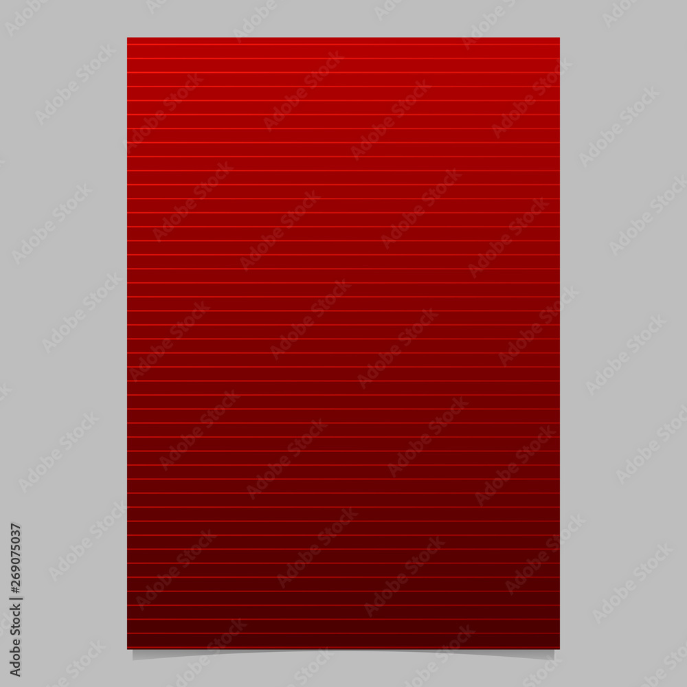 Poster geometric stripe poster background - red gradient abstract vector brochure template