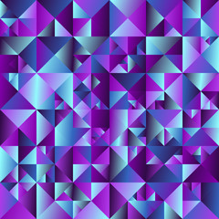 Colorful geometrical triangle background - polygonal abstract vector graphic design