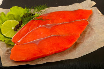 Salted salmon