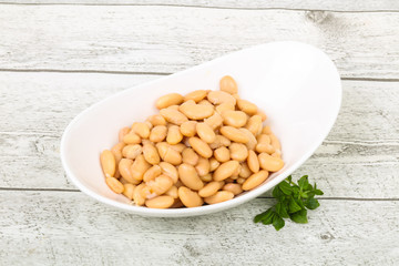 Baked white bean