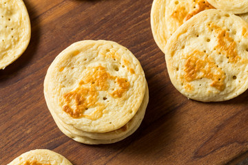 Homemade Russian Cocktail Blini Pancakes
