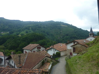 Fototapeta na wymiar Un village dans le Pays Basque
