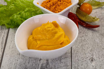 Curry sauce in the bowl