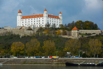 Image of medieval Bratislava Castle, part of history Slovakia