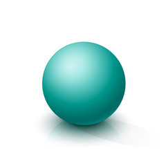 Turquoise sphere