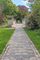 Scotlands Parks Ancient Ruins in the Old Tournament Bridge and Lucious Greenery in Scotlands parks.