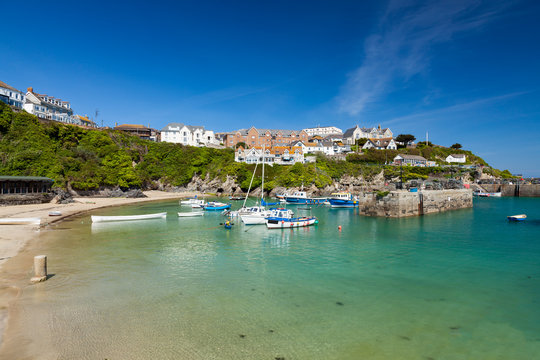 Newquay Harbour Cornwall EnglandUK