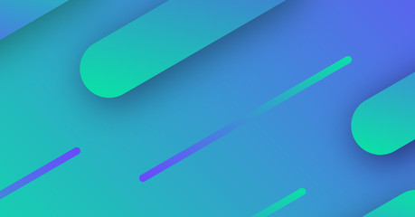 Geometric blue background with abstract dynamic shapes