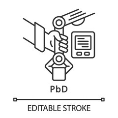 PbD linear icon