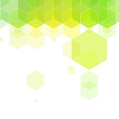 Fototapeta premium yellow green background. layout for a scientific presentation. banner template. eps 10