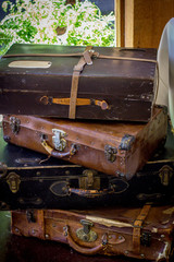 Obraz na płótnie Canvas Vintage Suitcases