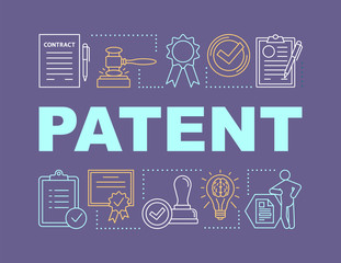 Patent word concepts banner