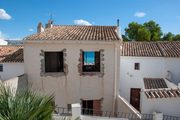 Baustelle - kaputtes Haus in Spanien, Ruine