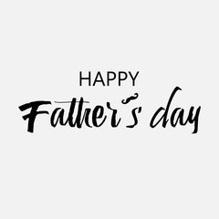 Happy Father s Day greeting card with tie. Vector