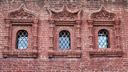 Fragment of a brick wall of a merchant's palace