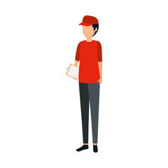 delivery worker avatar character