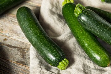 Raw Green Organic Zucchini