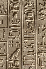 Fototapeta na wymiar Ancient egypt hieroglyphs