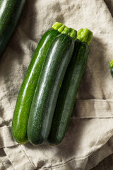 Raw Green Organic Zucchini
