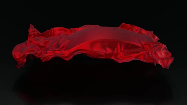 Presentation of prototype а new car at the exhibition. 4k.