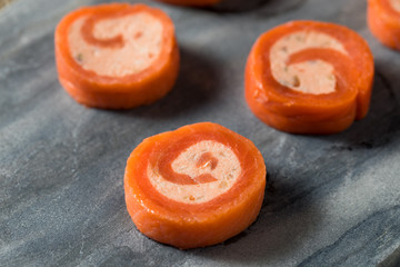 Homemade Smoked Salmon PInwheels