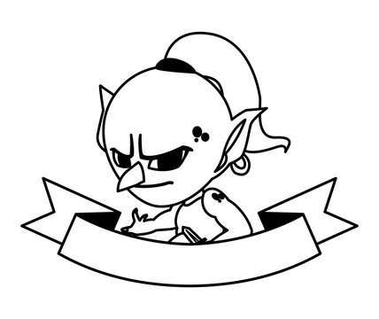 recommend clip art: ugly troll magic character