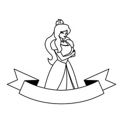 Fototapeta premium beautiful princess of tales character