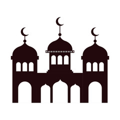 ramadan kareem castle silhouette